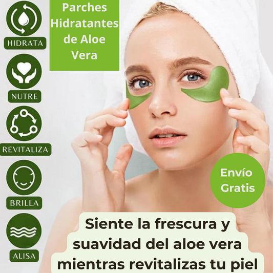 Parches Hidratantes para las Ojeras AloeGlow Patches
